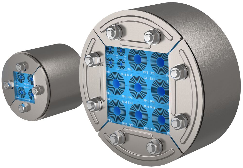 플라스틱 파이프용 SL R이 있는 Roxtec R 트랜짓